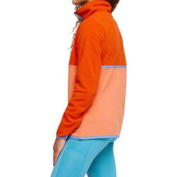 NEW COTOPAXI women's amado fleece pullover in canyon/nectar - Picture 2 of 3